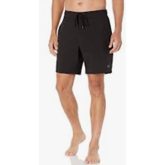 Calvin Klein Black Board Shorts Swim Trunks Boardshorts L NWT - Picture 3 of 11